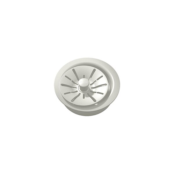 Quartz Perfect Drain 3-1/2" Flange, Removable Strainer, Parchment